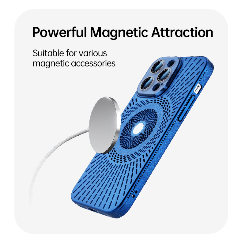 iPhone 17 Series Heat Dissipation & Drop-Proof Magnetic Case