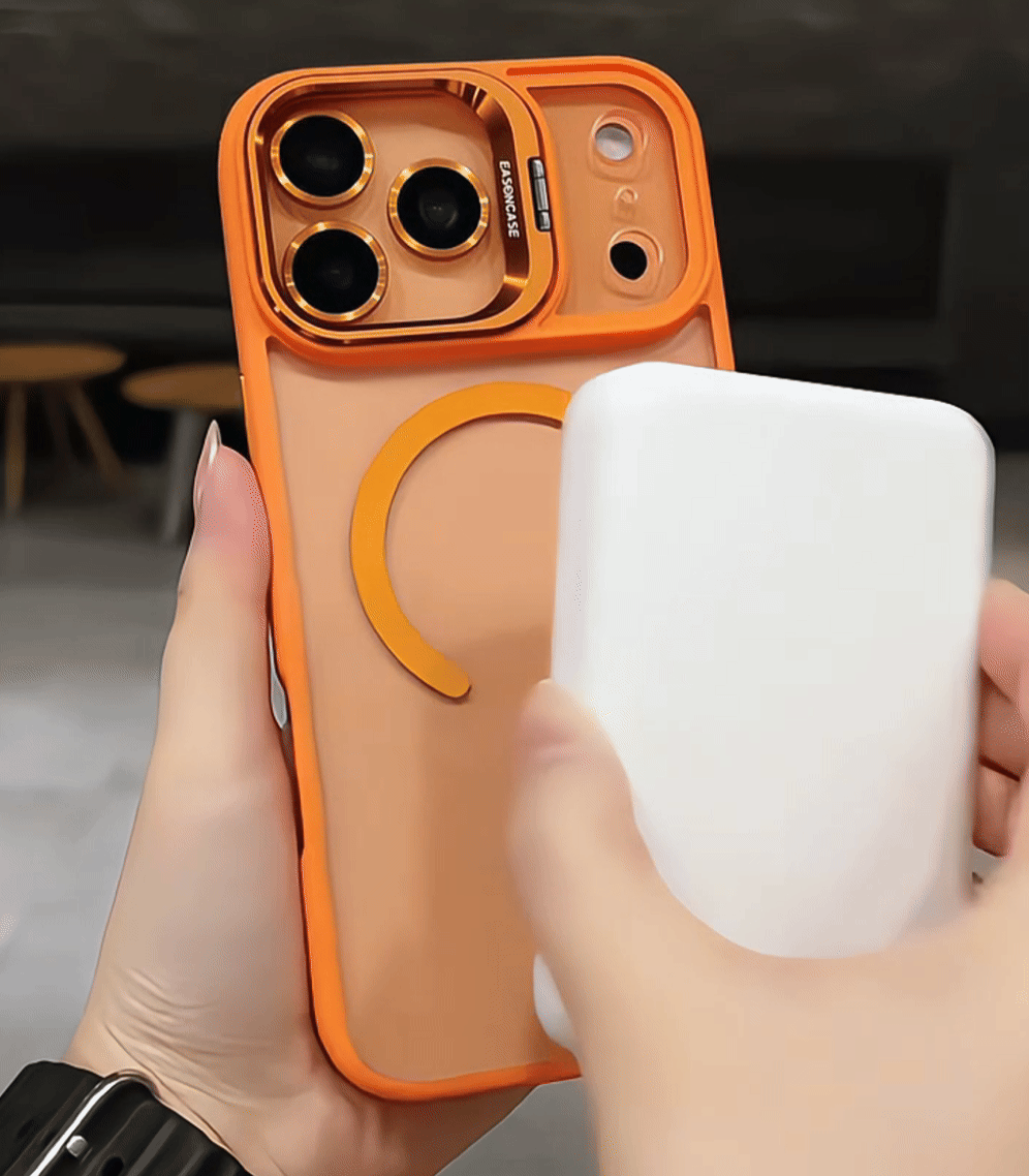 Luxury Magnetic MagSafe Shockproof Case for iPhone 17 Air Pro Max with Lens Bracket