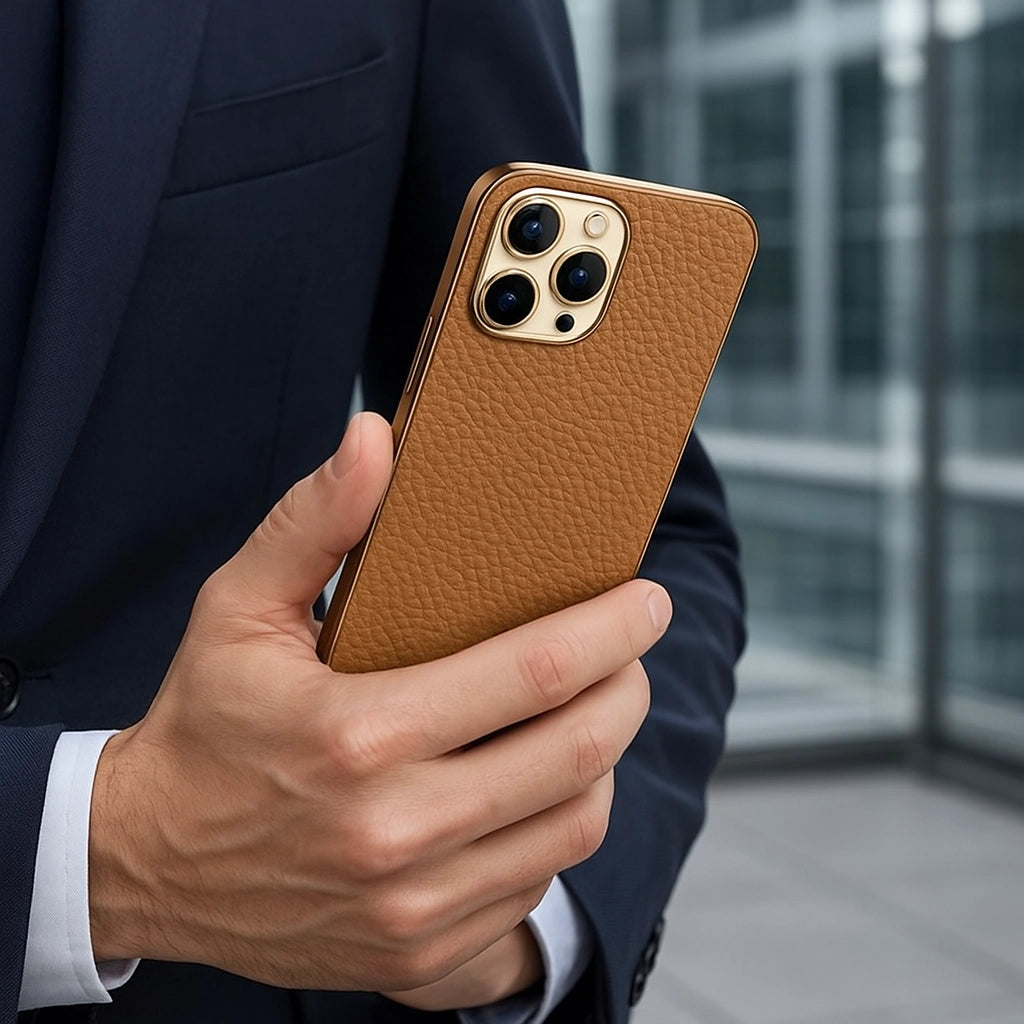 Premium Leather Anti-Fingerprint - Comfortable Grip iPhone 17 Series