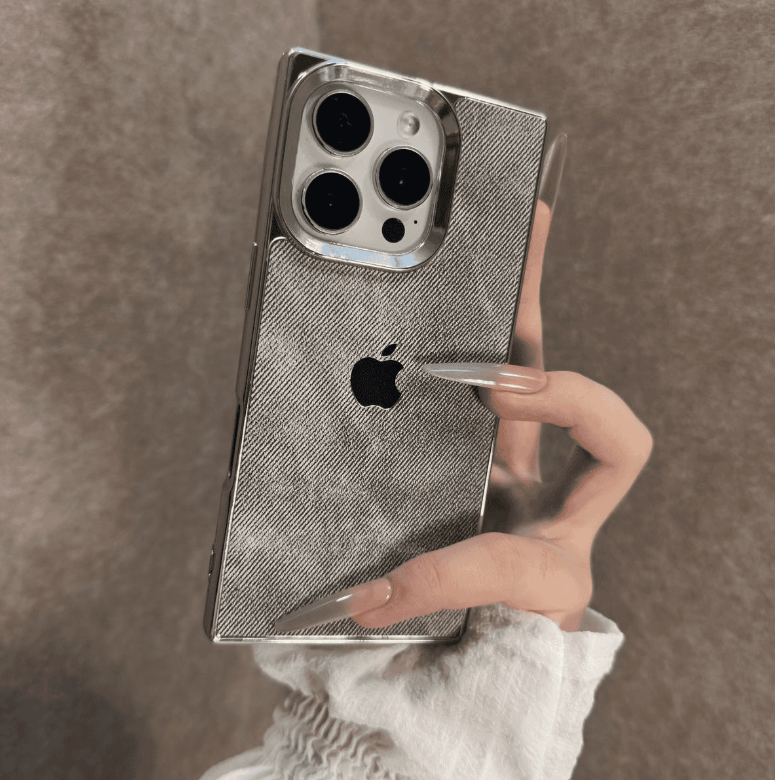 Electroplating Glitter Square Phone Case Suitable for iPhone Series