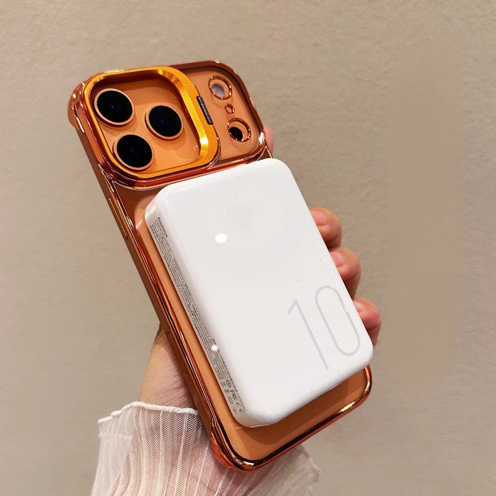 Luxury Plating Broderless Ultra Thin Magsafe Case for iPhone 17 16 15 14