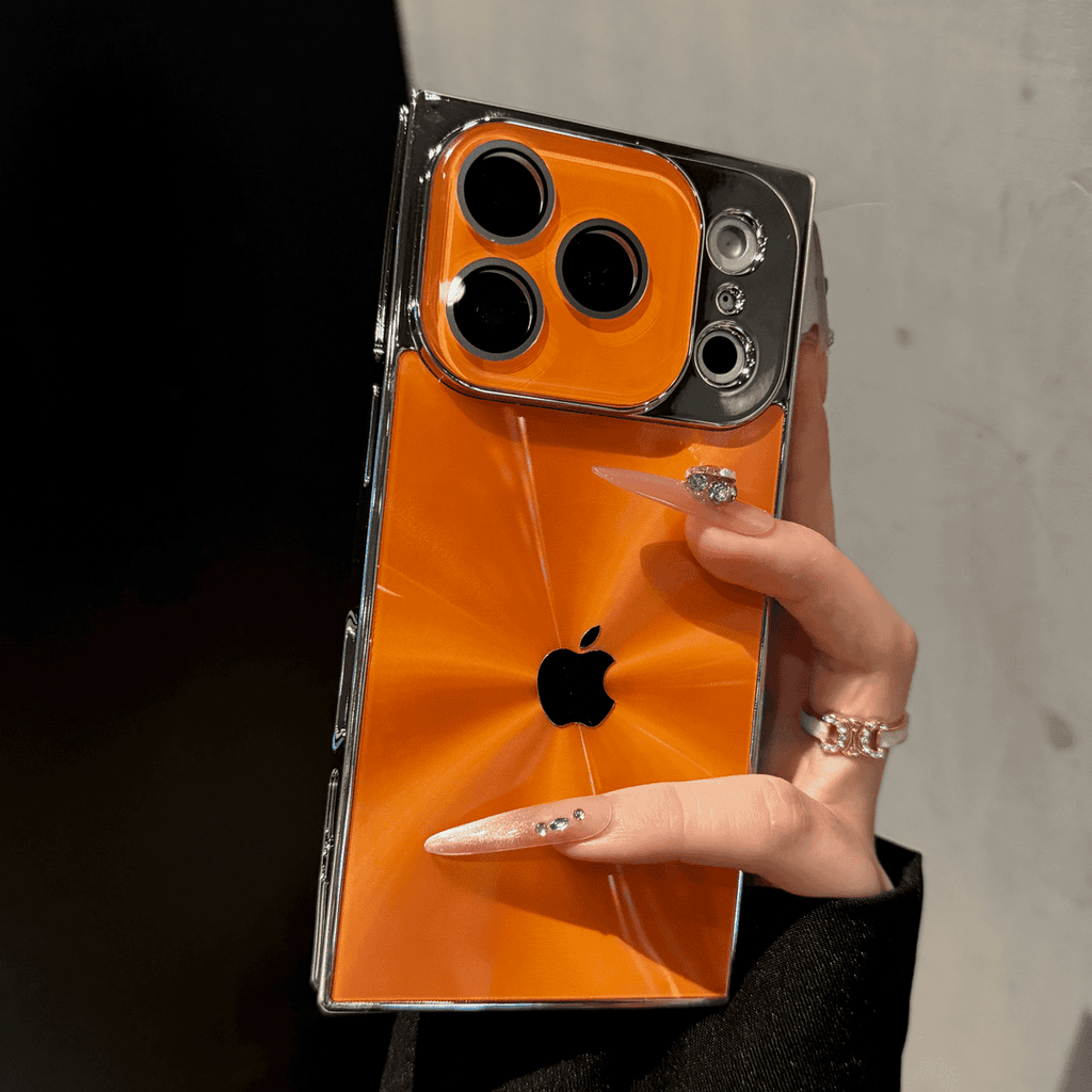 High-end Laser Square Aurora Suitable for iPhone Mobile Phone Case