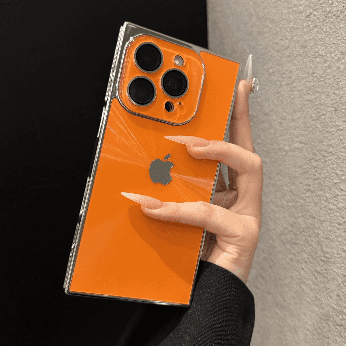 Suitable for iPhone Aurora Lens Holder Mobile Phone Case